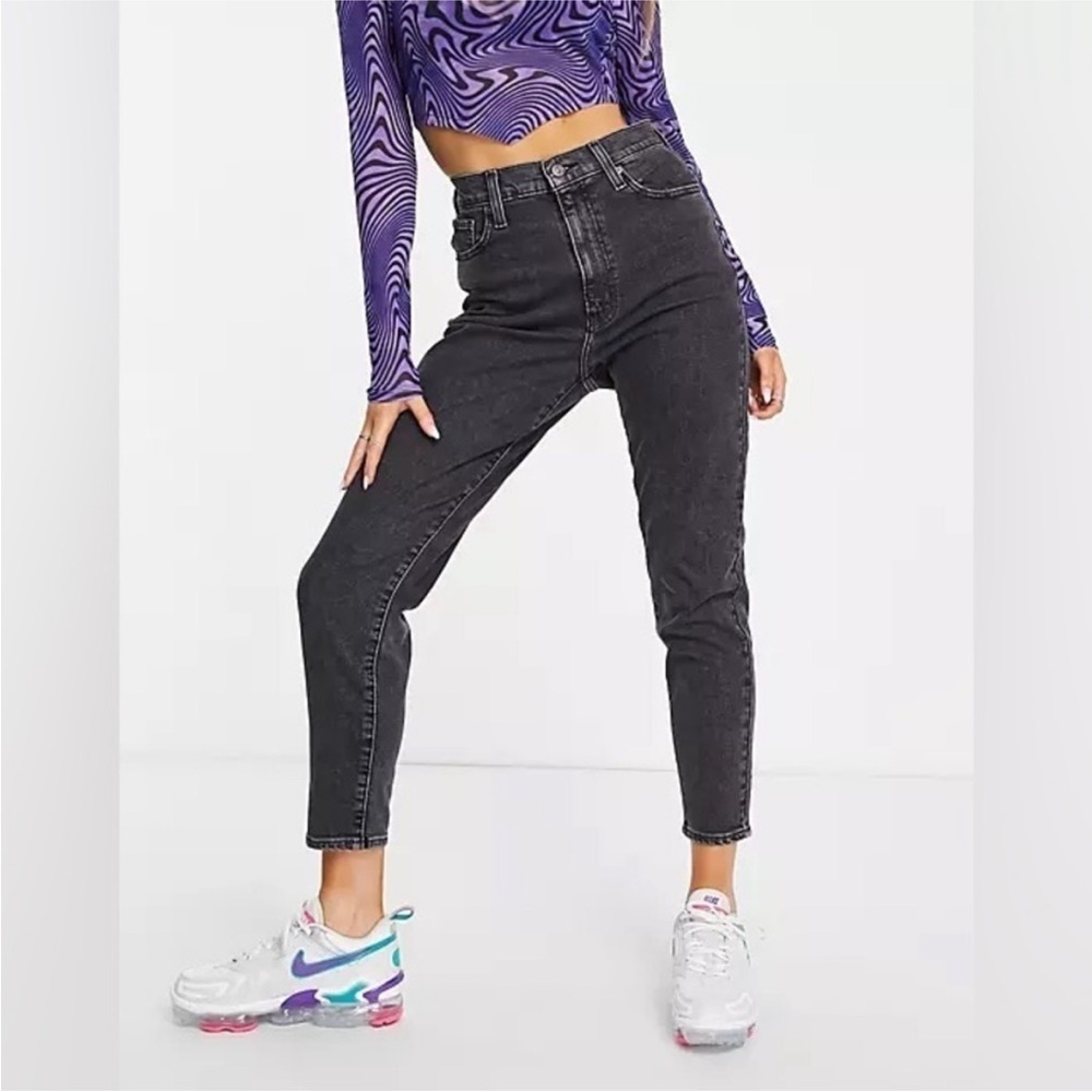 Levi's Black Skinny Jeans High-Waisted Ankle-Length